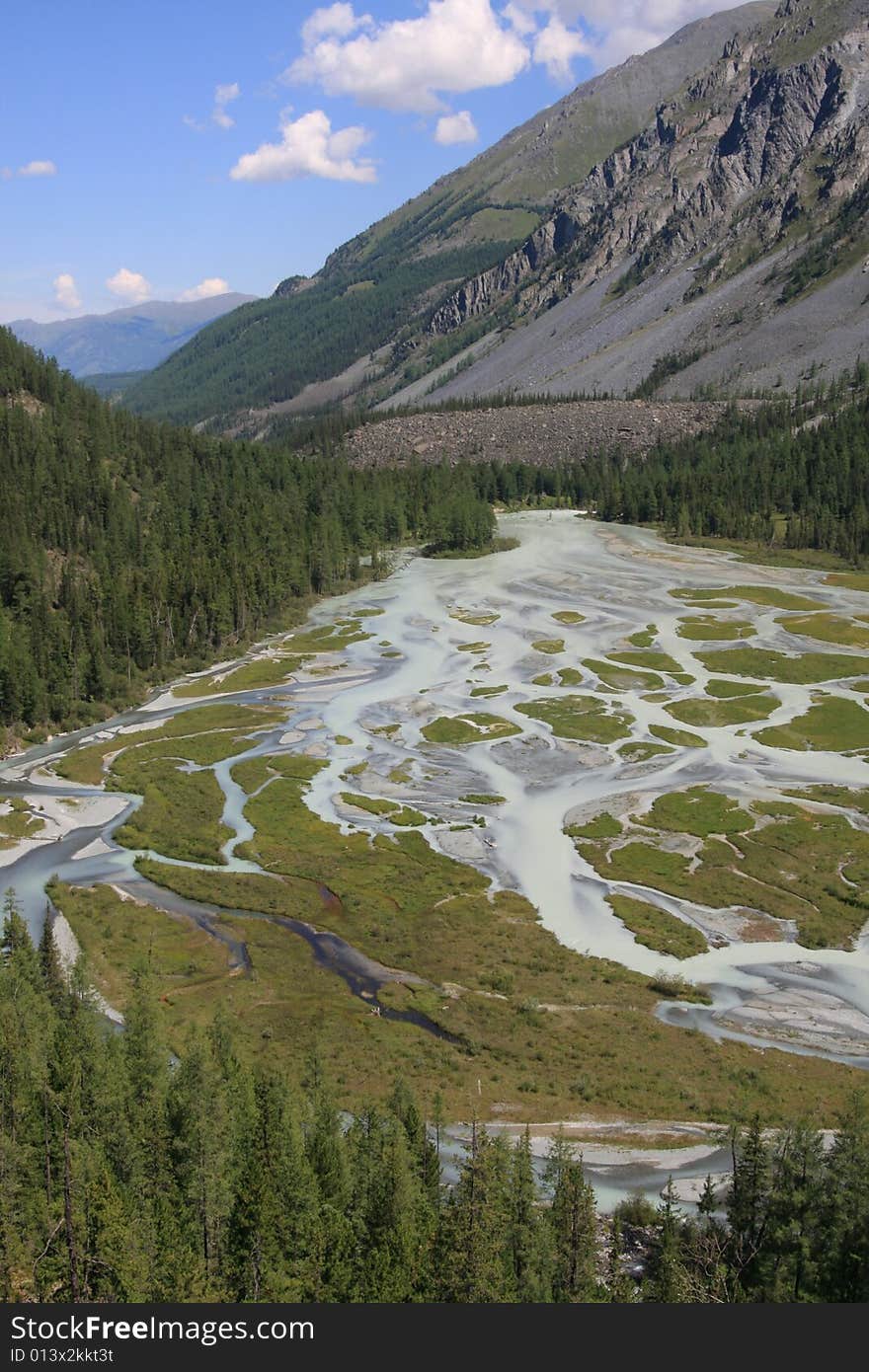 Altai Mountain in summer