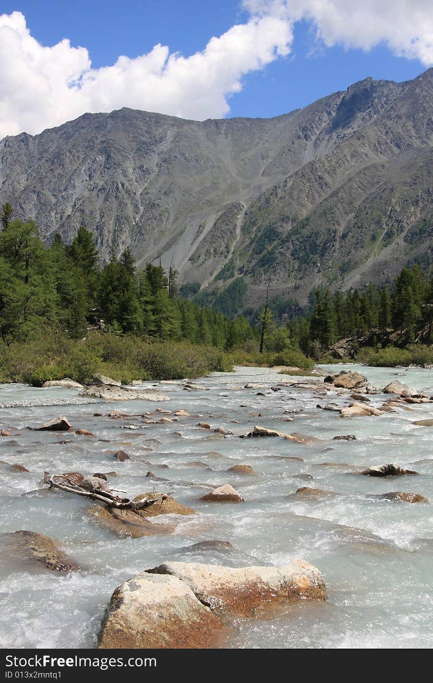 Altai Mountain in summer