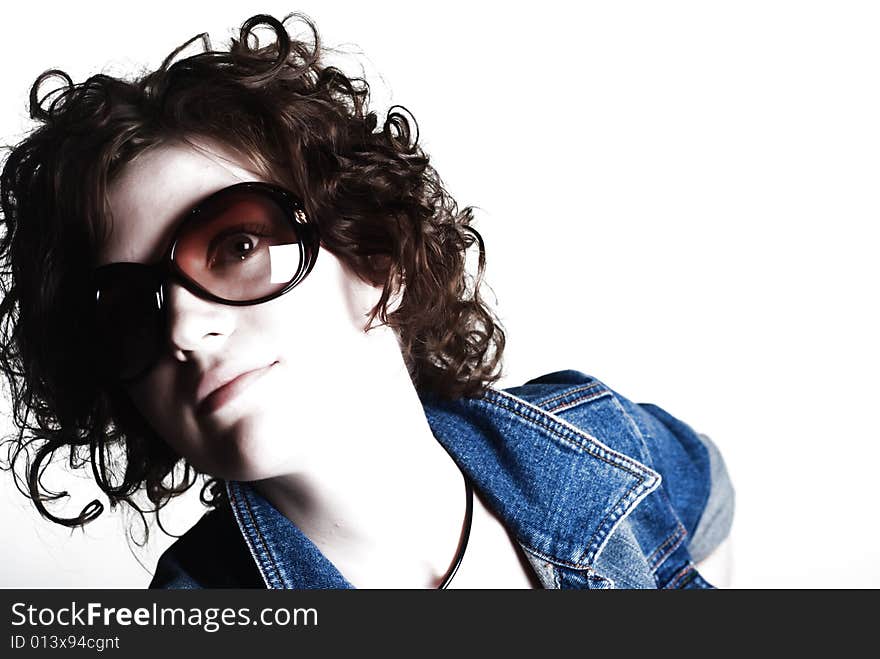 Woman in glasses