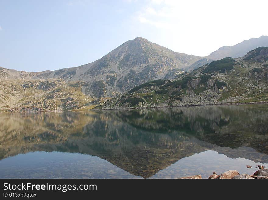 Mountain Reflected In The Lake