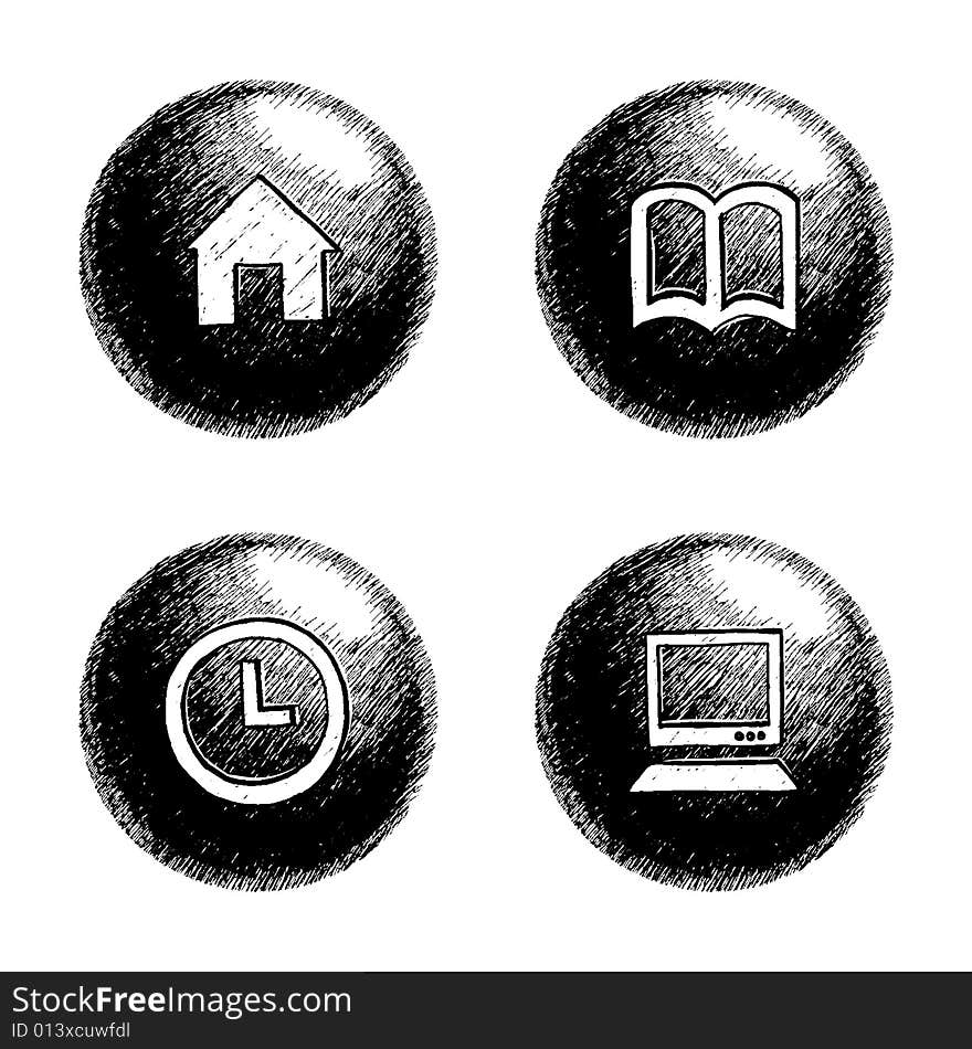 Sketchy Orb Button