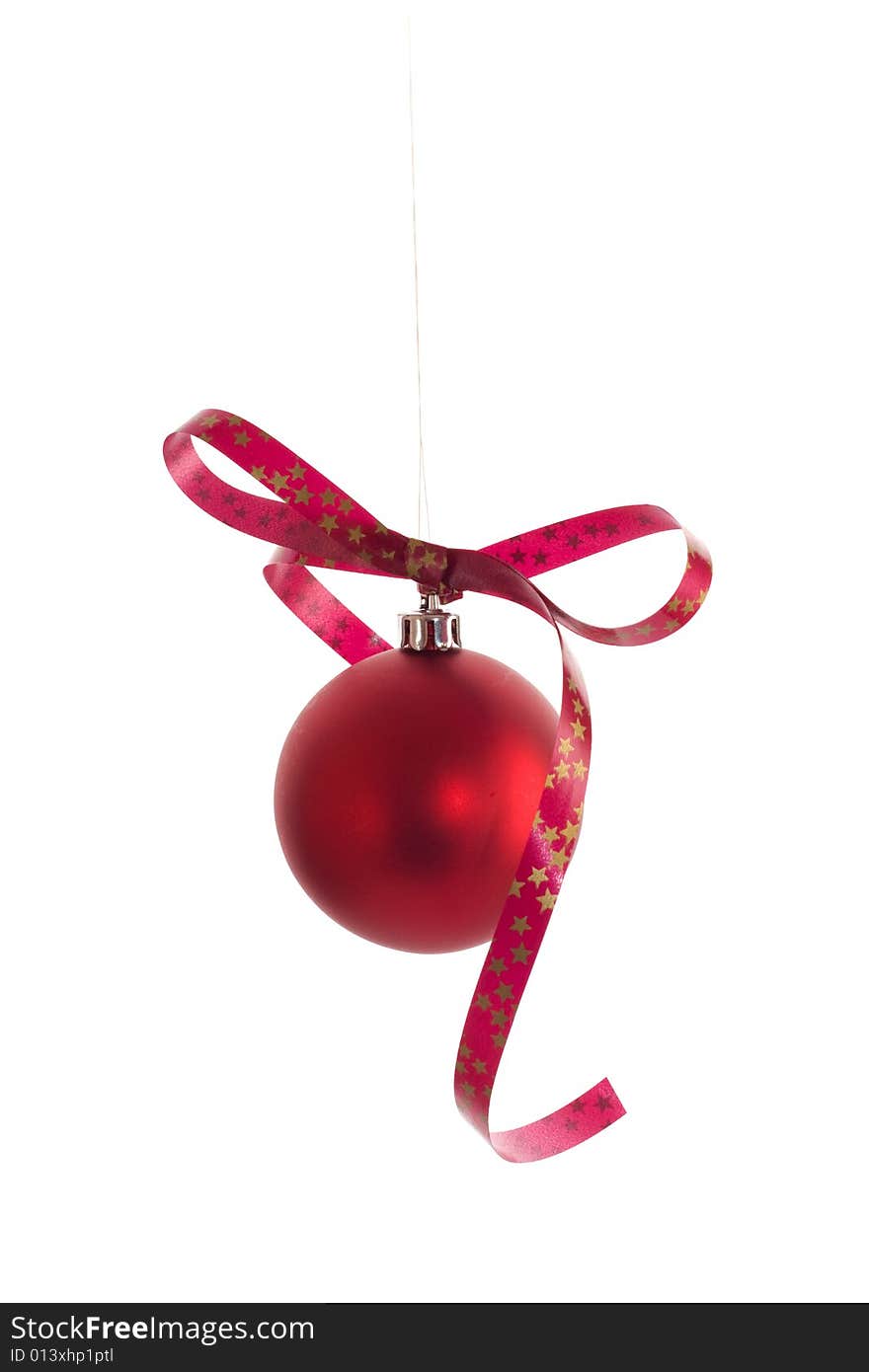 Red ball - Christmas decoration