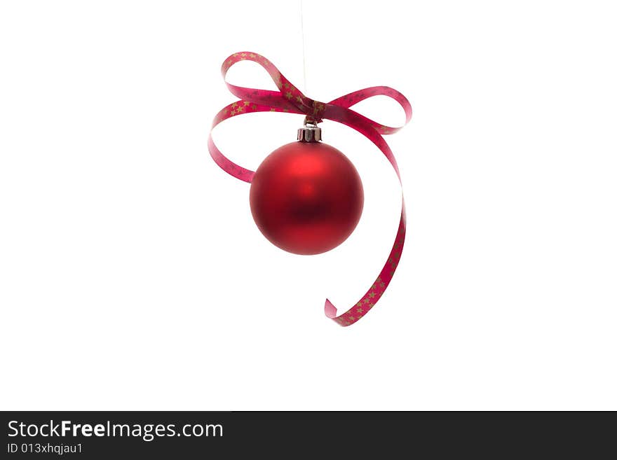 Red ball - Christmas decoration