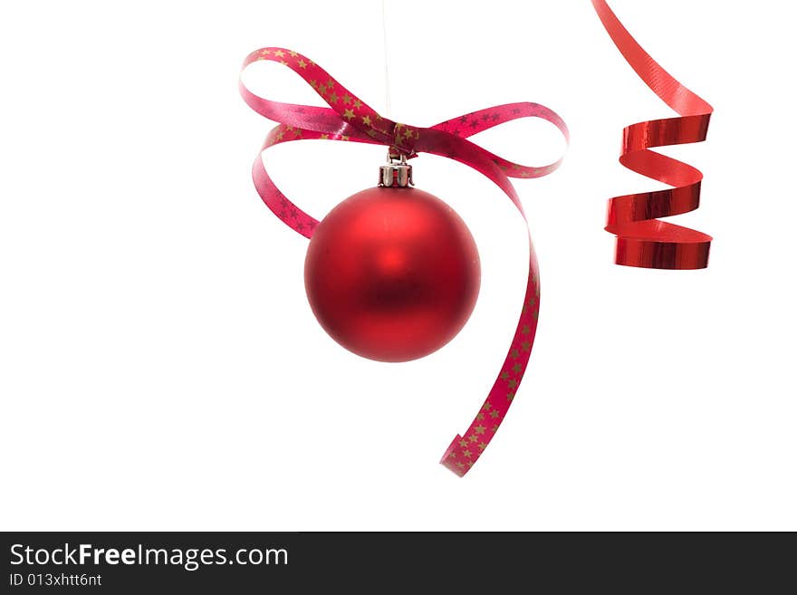 Red ball - Christmas decoration