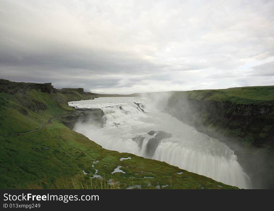 View over Gulfoss