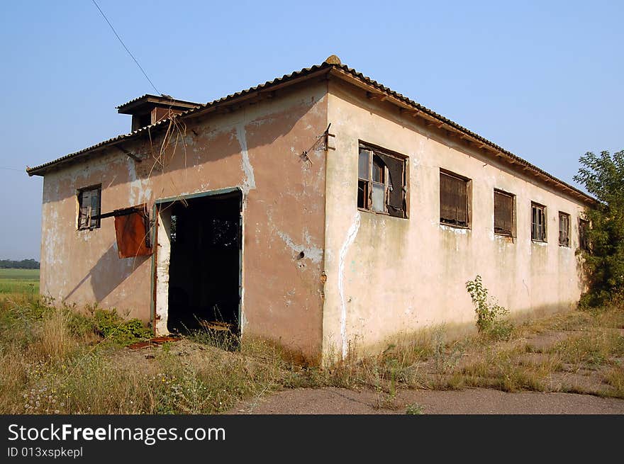 Abandoned farm house.