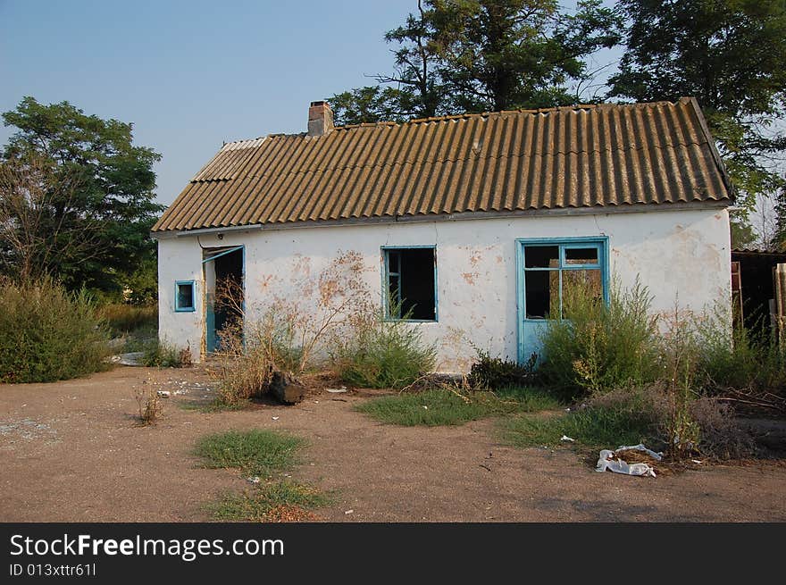 Abandoned farm house.