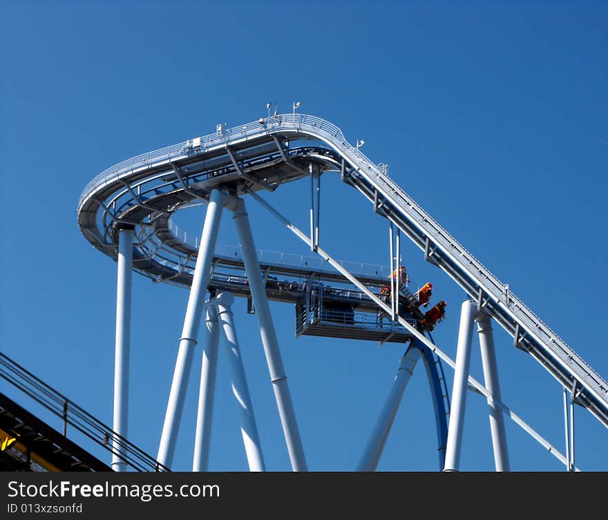 Blue Roller Coaster