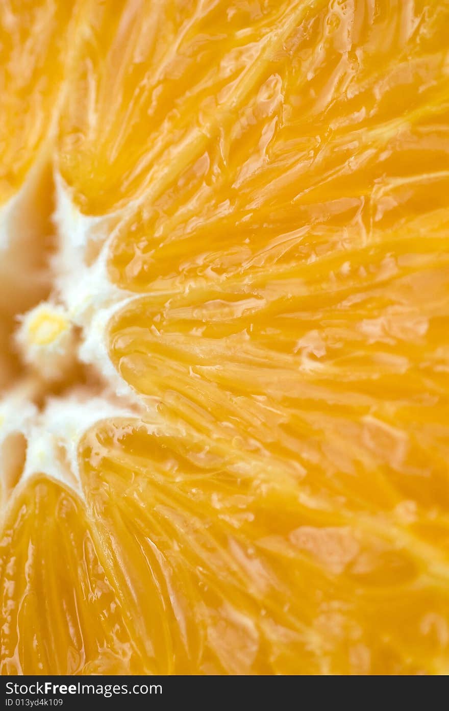 Extreme close up of orange. Extreme close up of orange