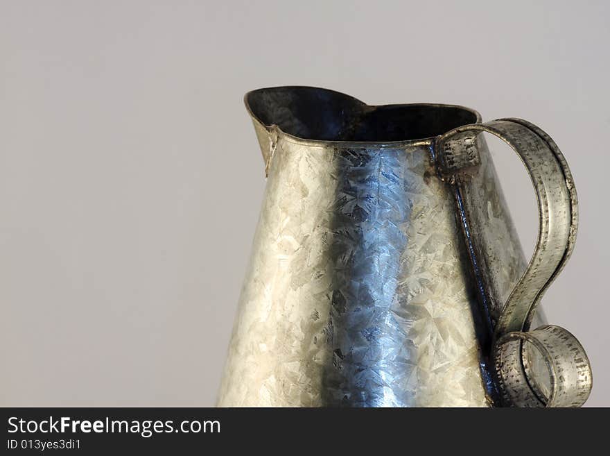 Antique Tin Pitcher