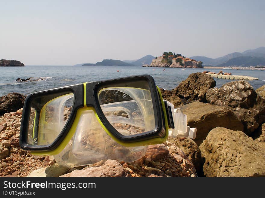 Diving Mask View