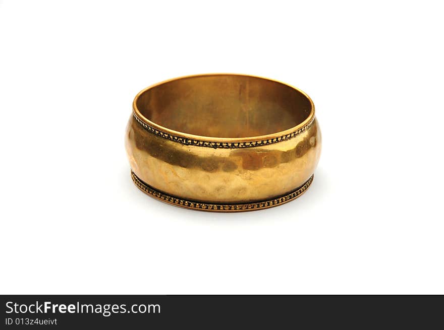 Gold coloured bangle