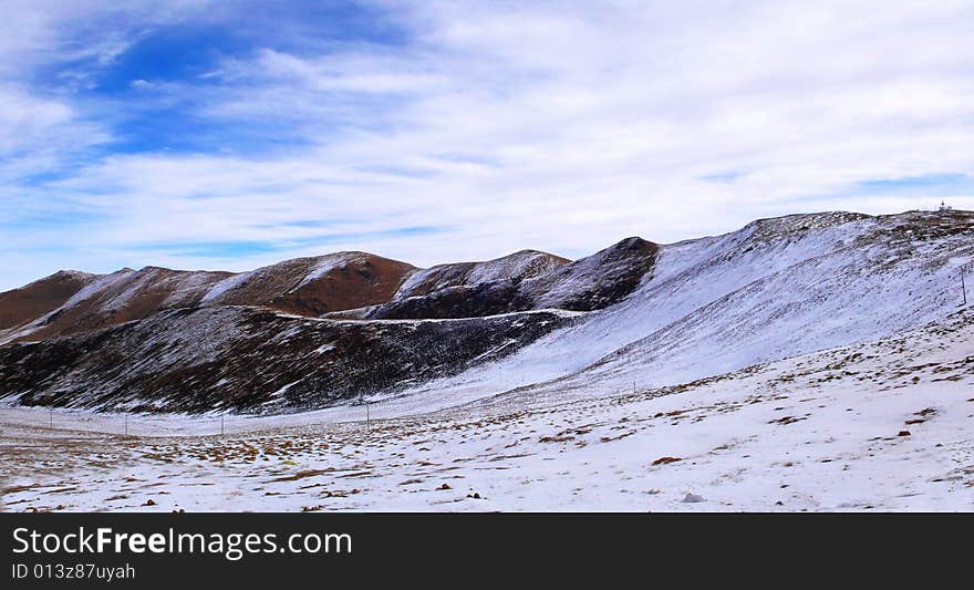 Jokul in Tibet of China