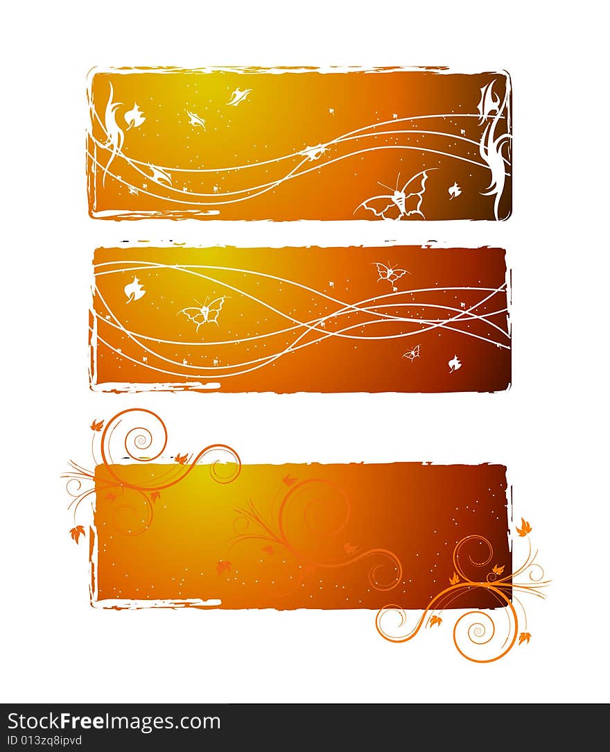 Hq banner design vector file. Easy to edit