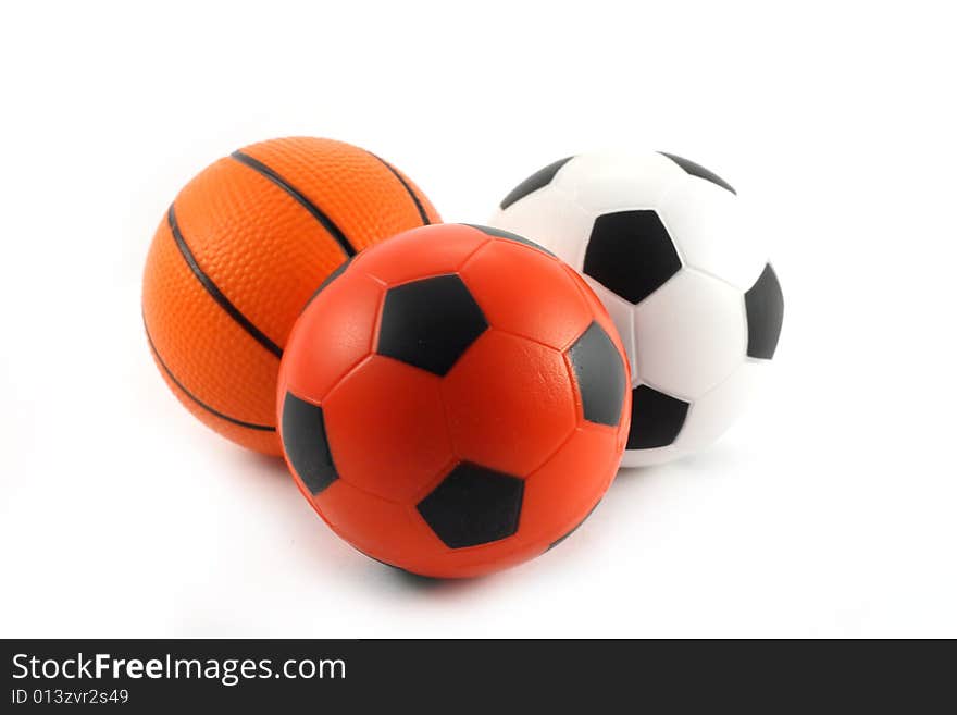 Football And Basketball Balls