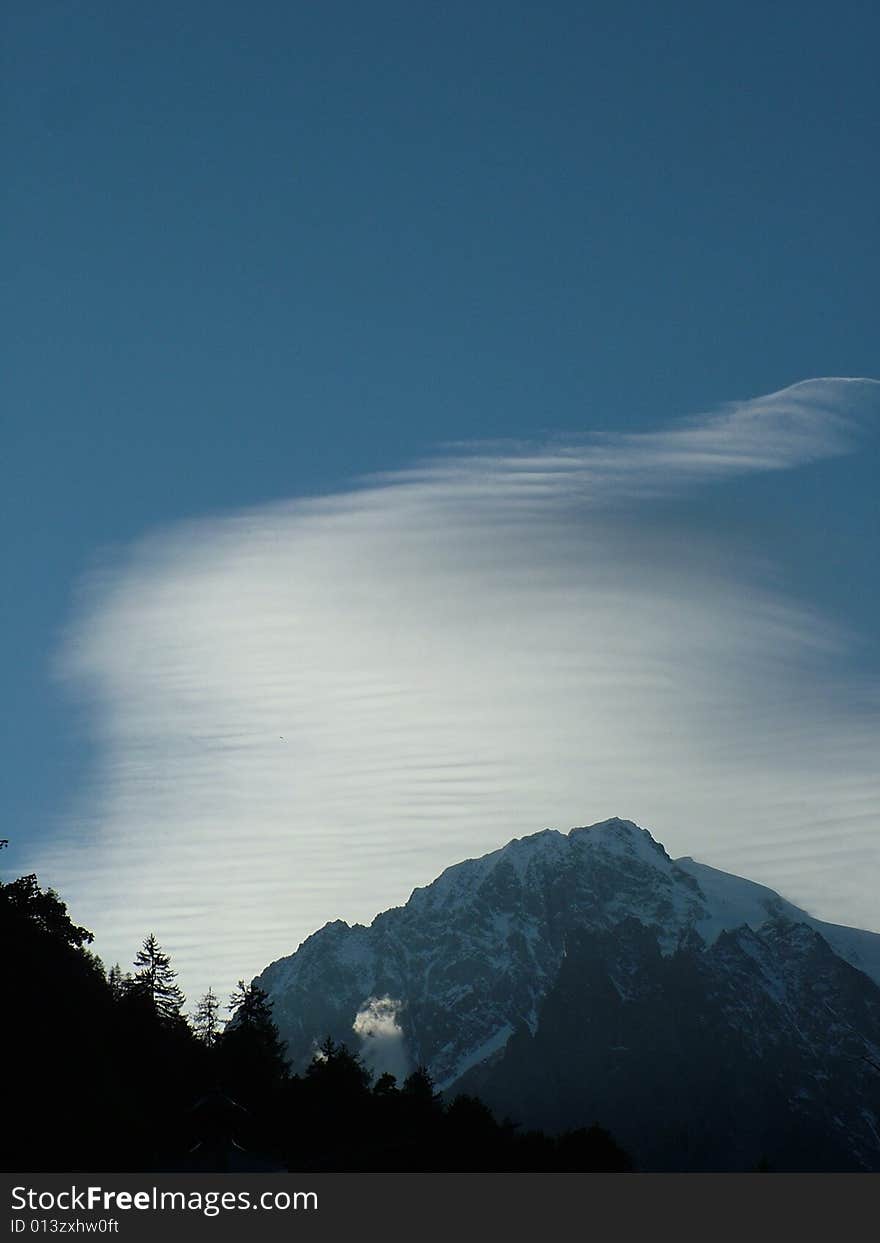 Clouds On Monte Bianco