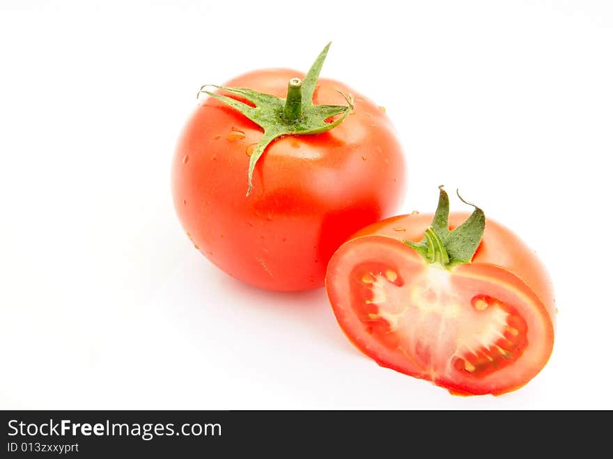 One and a half tomato