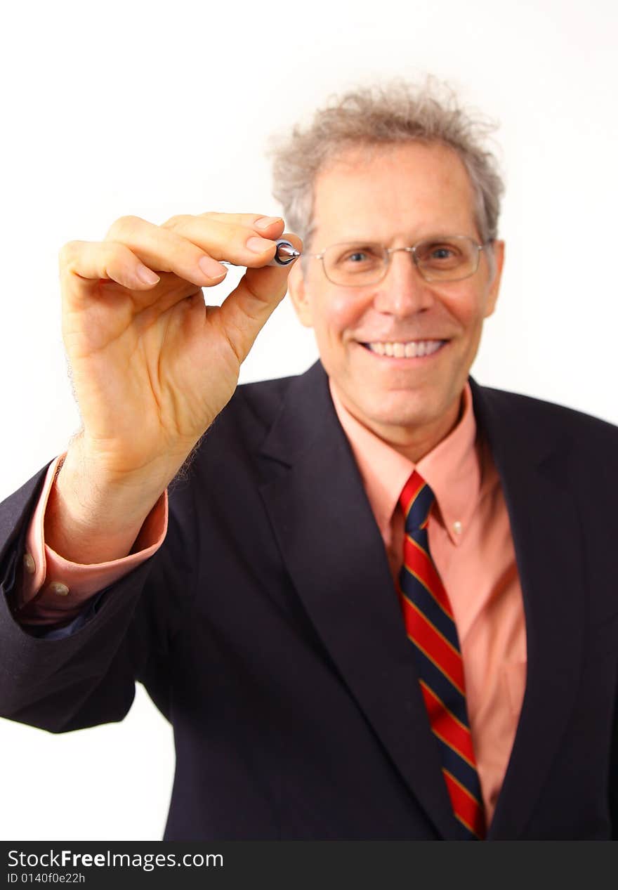 Businessman in a suit