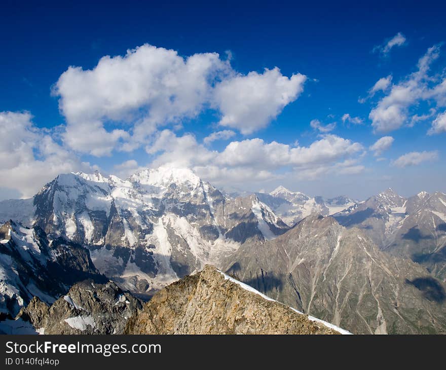 Mountains. Caucasus. Kabardino-Balkariya. Bezengi