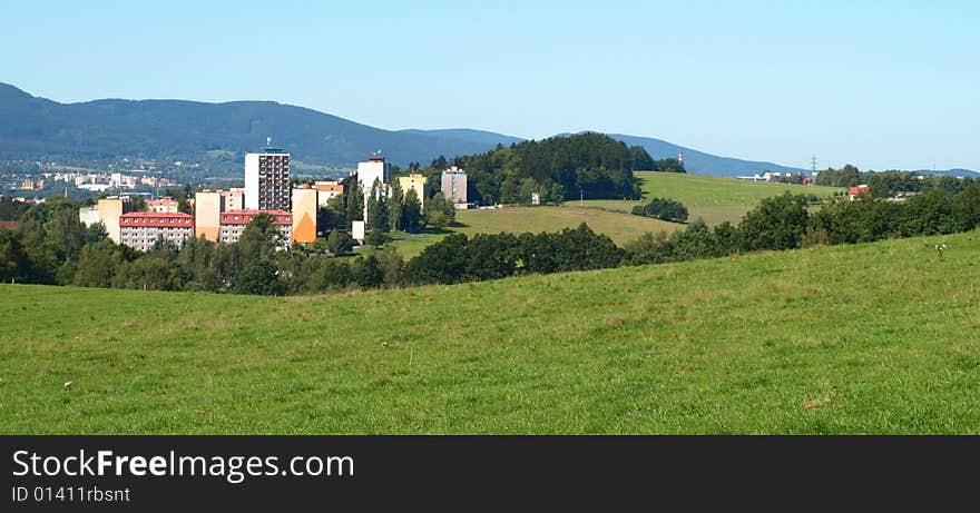 Populated landscape