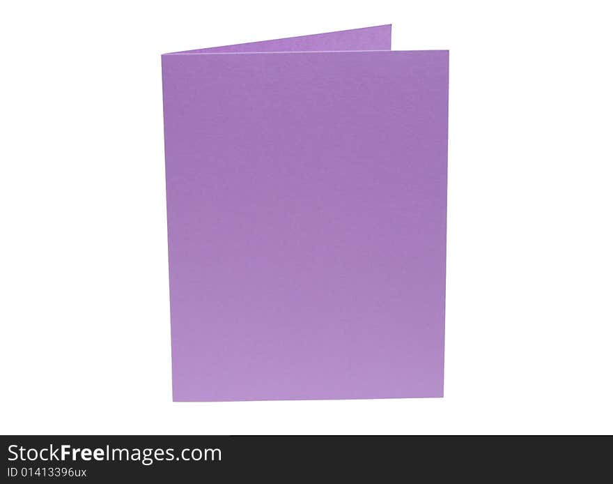 Purple Blank Card