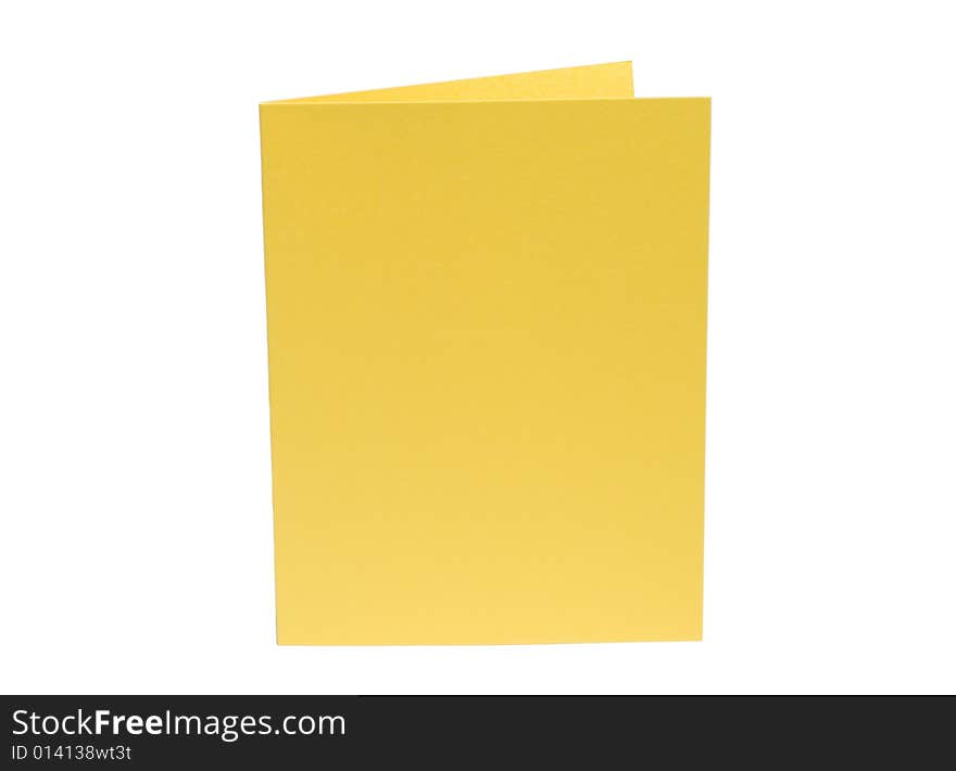 Gold Blank Card