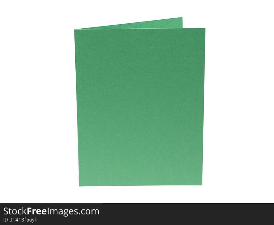 Green Blank Card