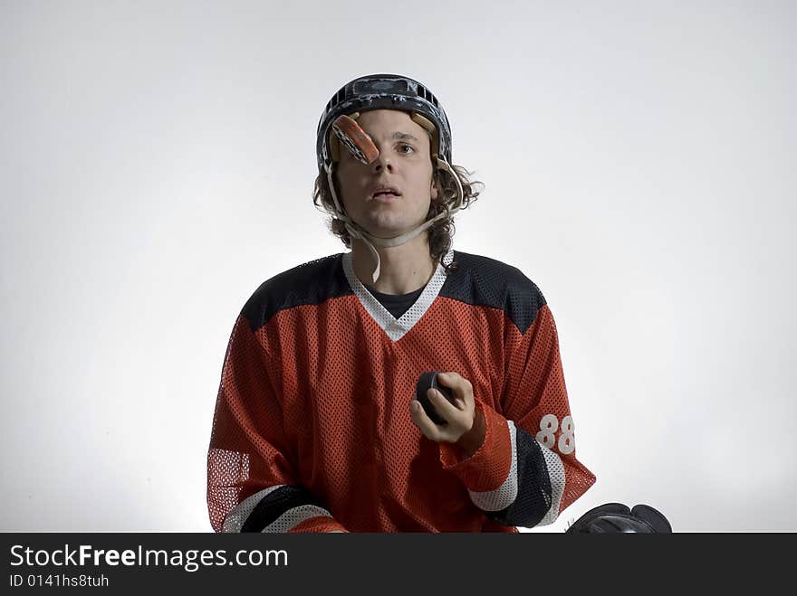 Juggling Hockey Pucks