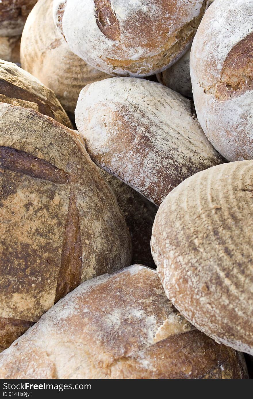 Group of bread. Vertically framed photo. Group of bread. Vertically framed photo.