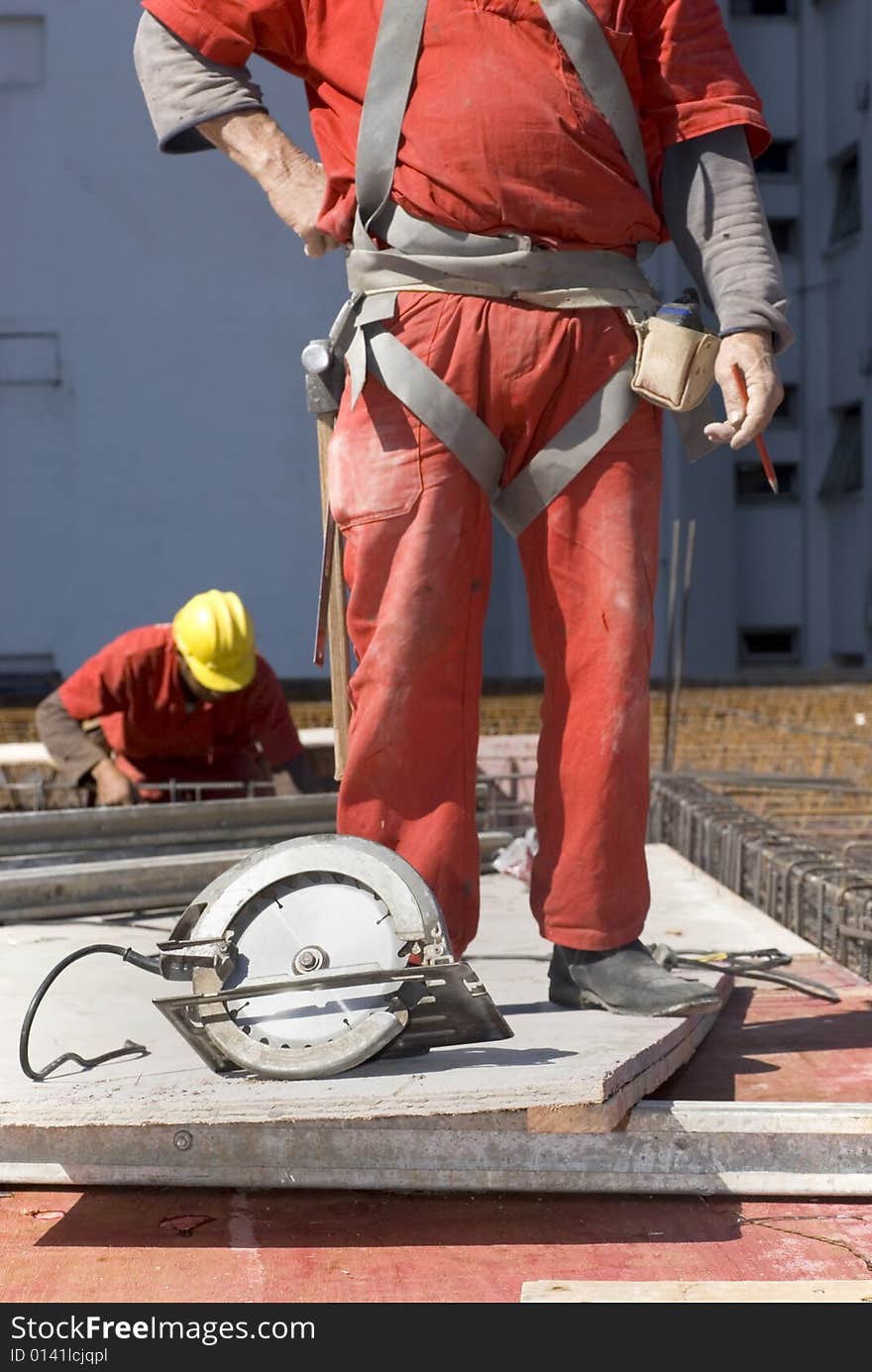 Constructions Workers at Site