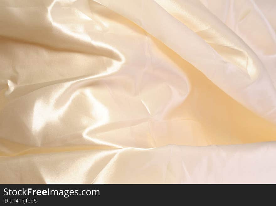 Silver satin fabric