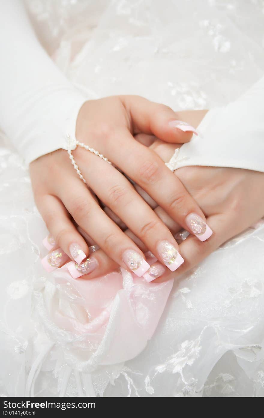 Bride hands