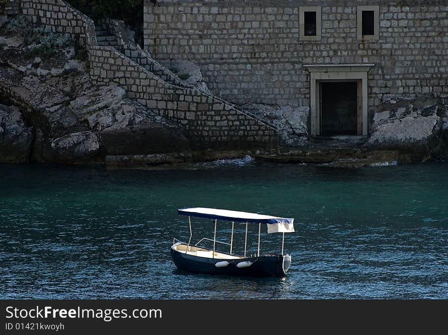 Sveti Stefan old fortress,Montenegro. Sveti Stefan old fortress,Montenegro