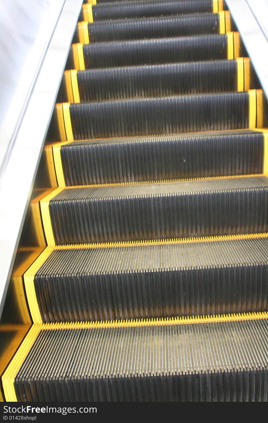 An Escalator in Shinagawa Tokyo
The modern business district