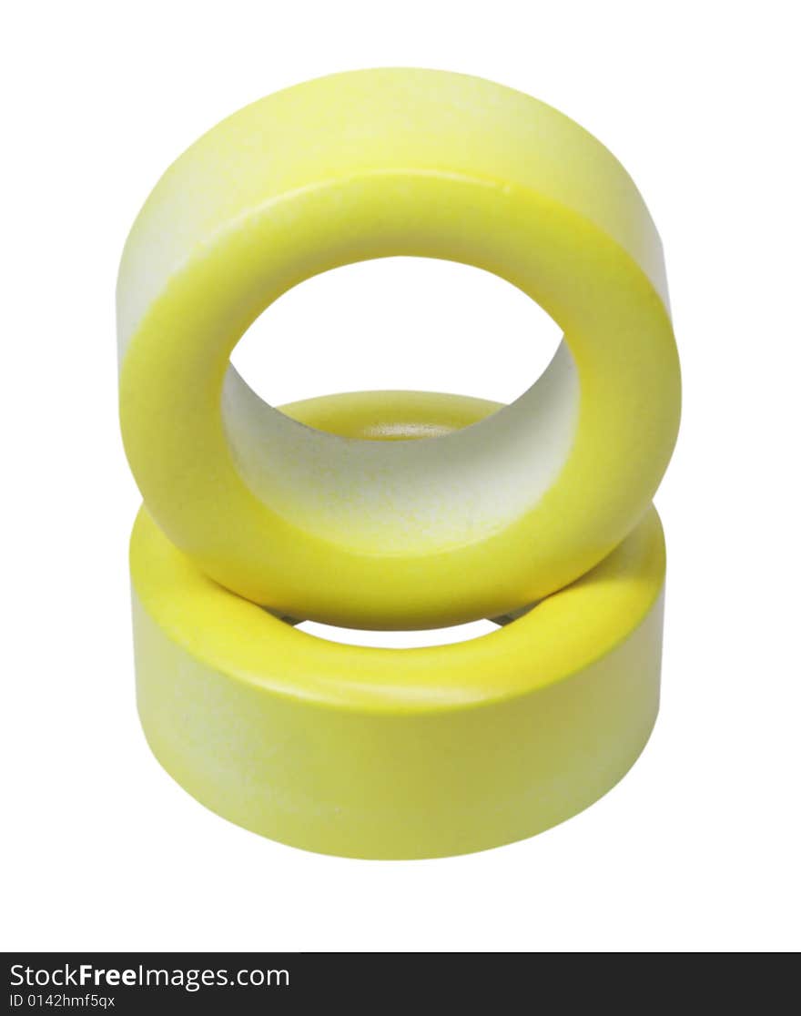 The big yellow ferrite rings