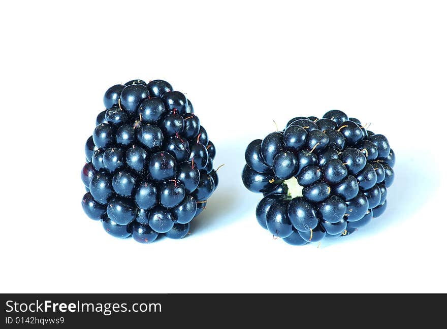 Two of blackberries