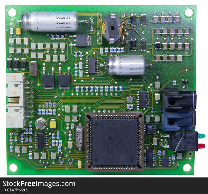 The printed circuit - board with radio components