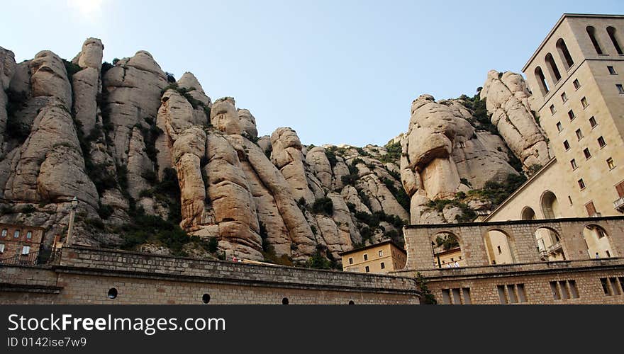 Rock at Monastery Montserrat