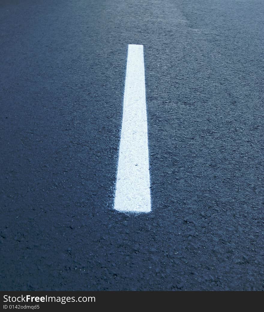 Asphalt road line,  dividing lines on the highway