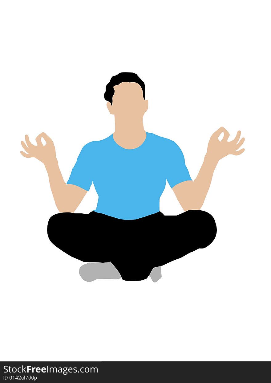 Meditating Man