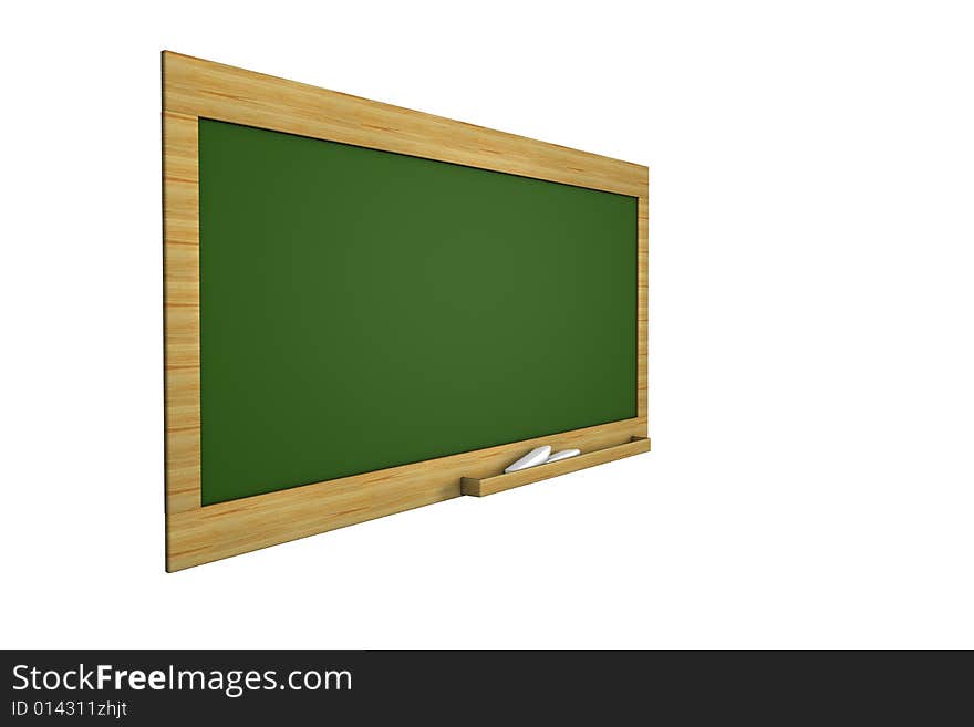 Blank Green Chalkboard