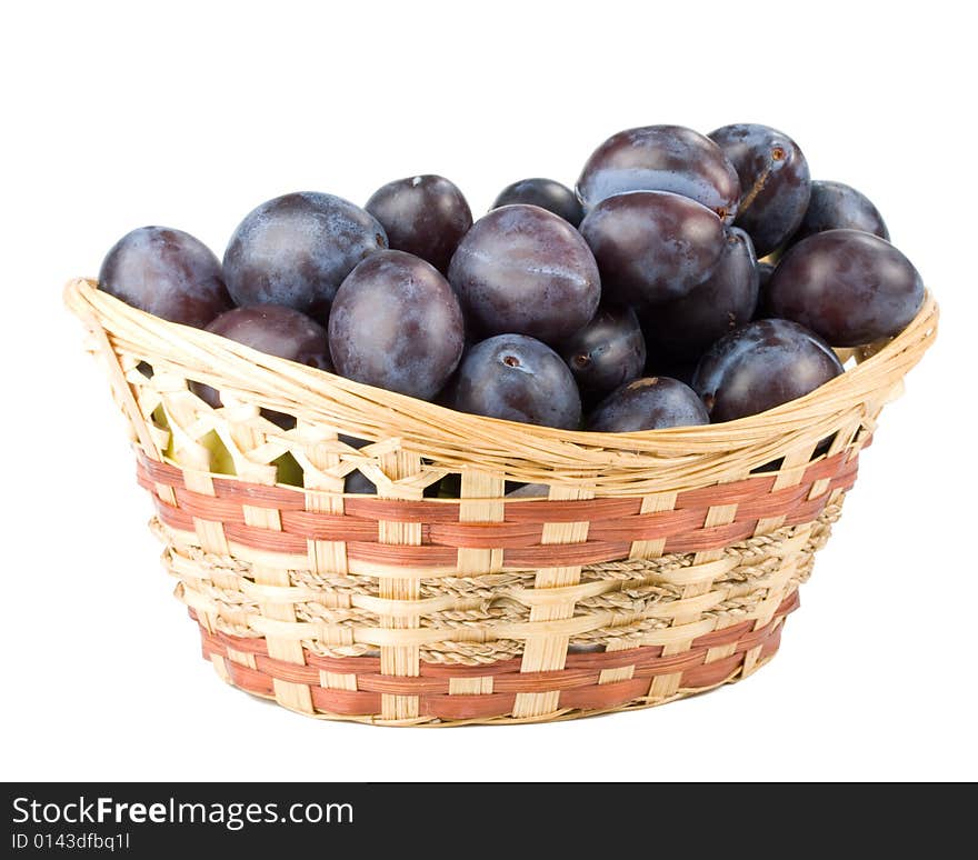 Fresh plums