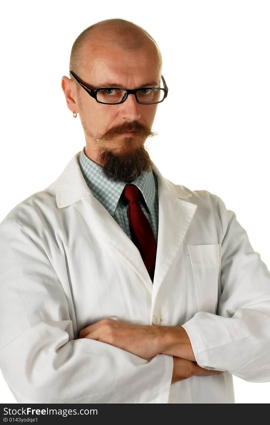 Young attractive male doctor