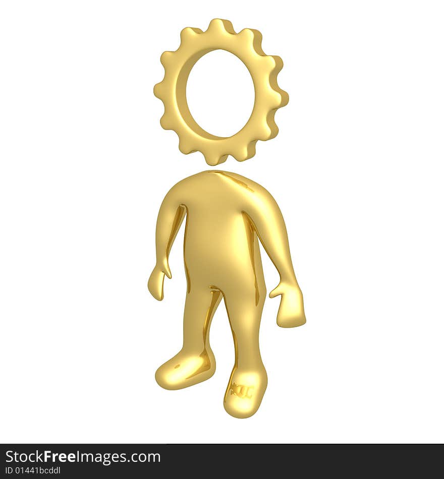 Computer generated image - Cog Person .