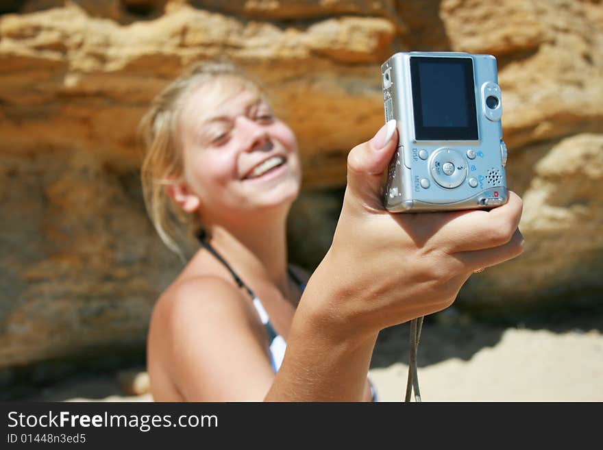 Girl with a camera