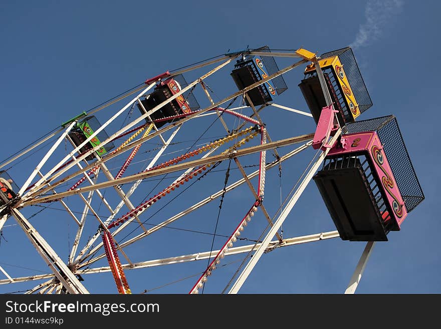 Funfair wheel