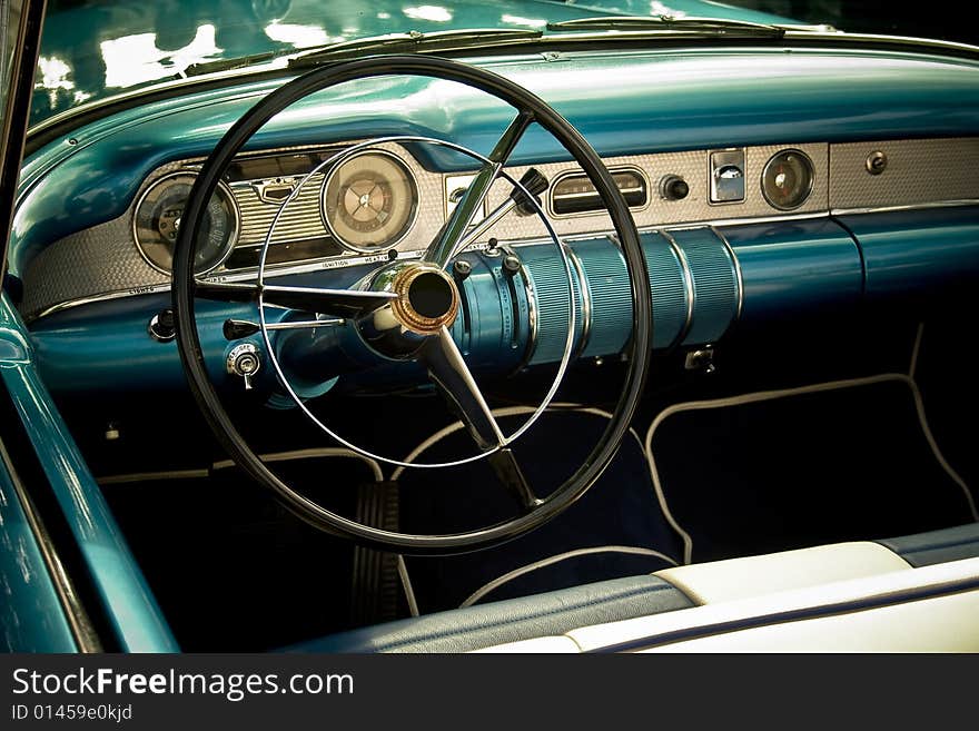 Interior of an hold collection car