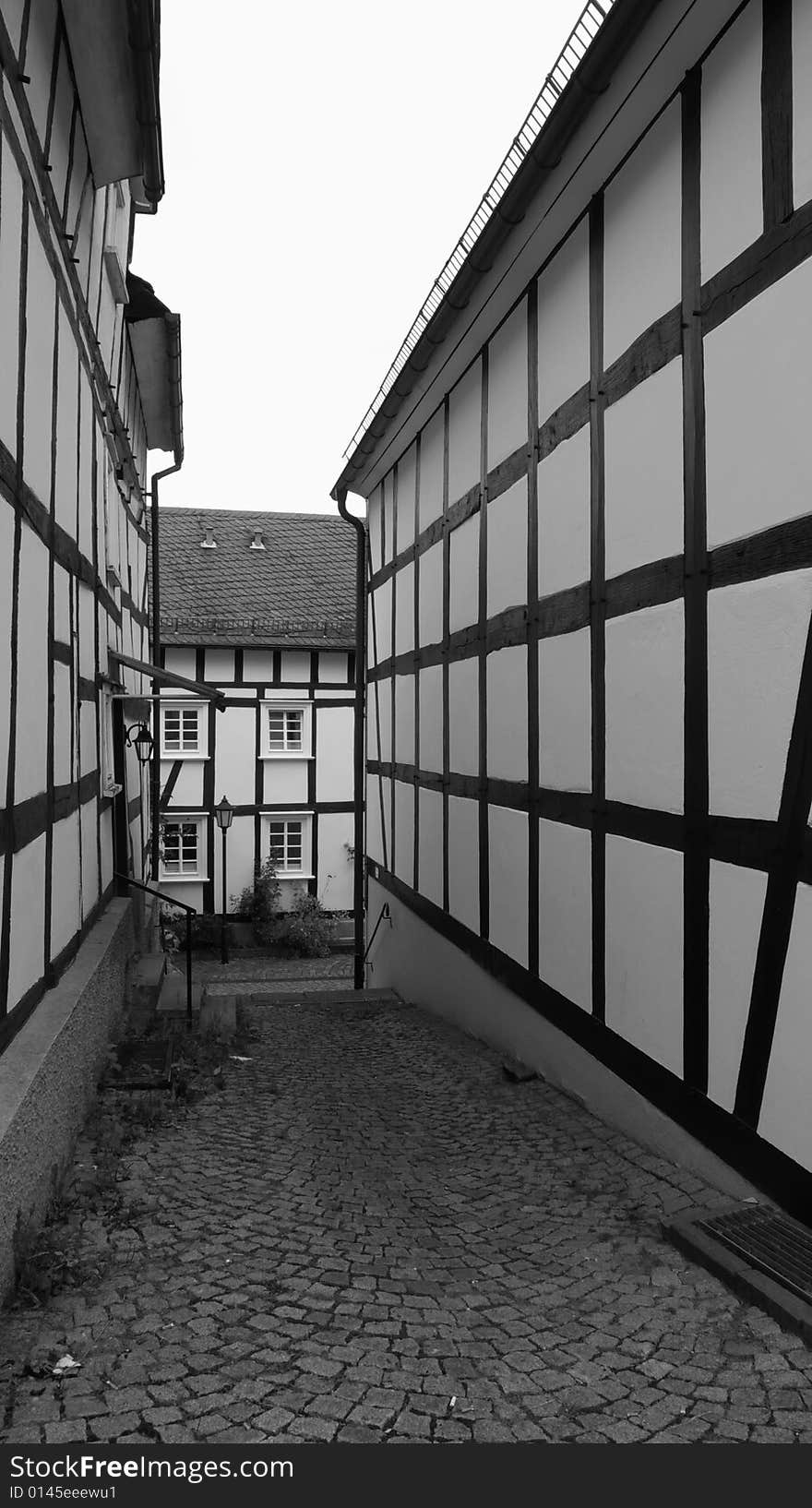 Old timber framed houses in Germany. Old timber framed houses in Germany