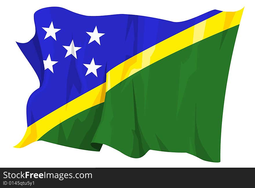 Flag Series: Solomon Islands