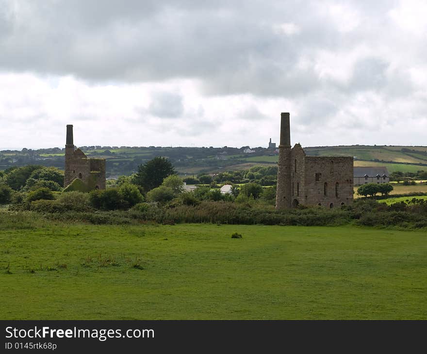 Tin mines in country